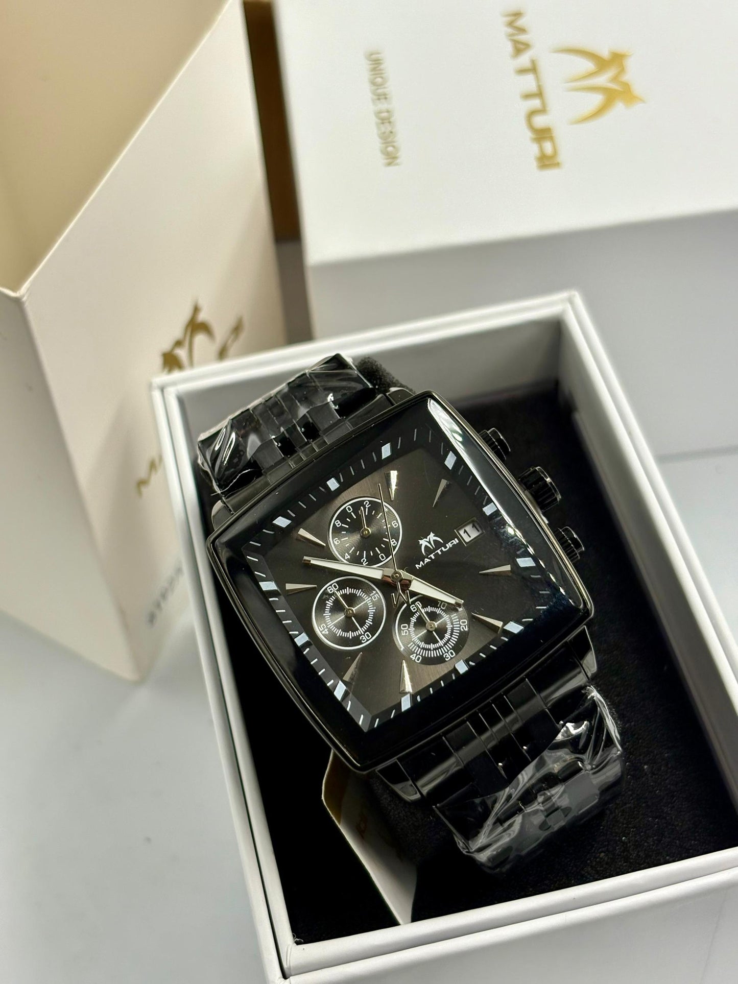 Matturi Chain Watch | Men's Luxury Stainless Steel Bracelet Wristwatch