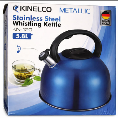 Kinelco Stainless Whistling Kettle 5.8L