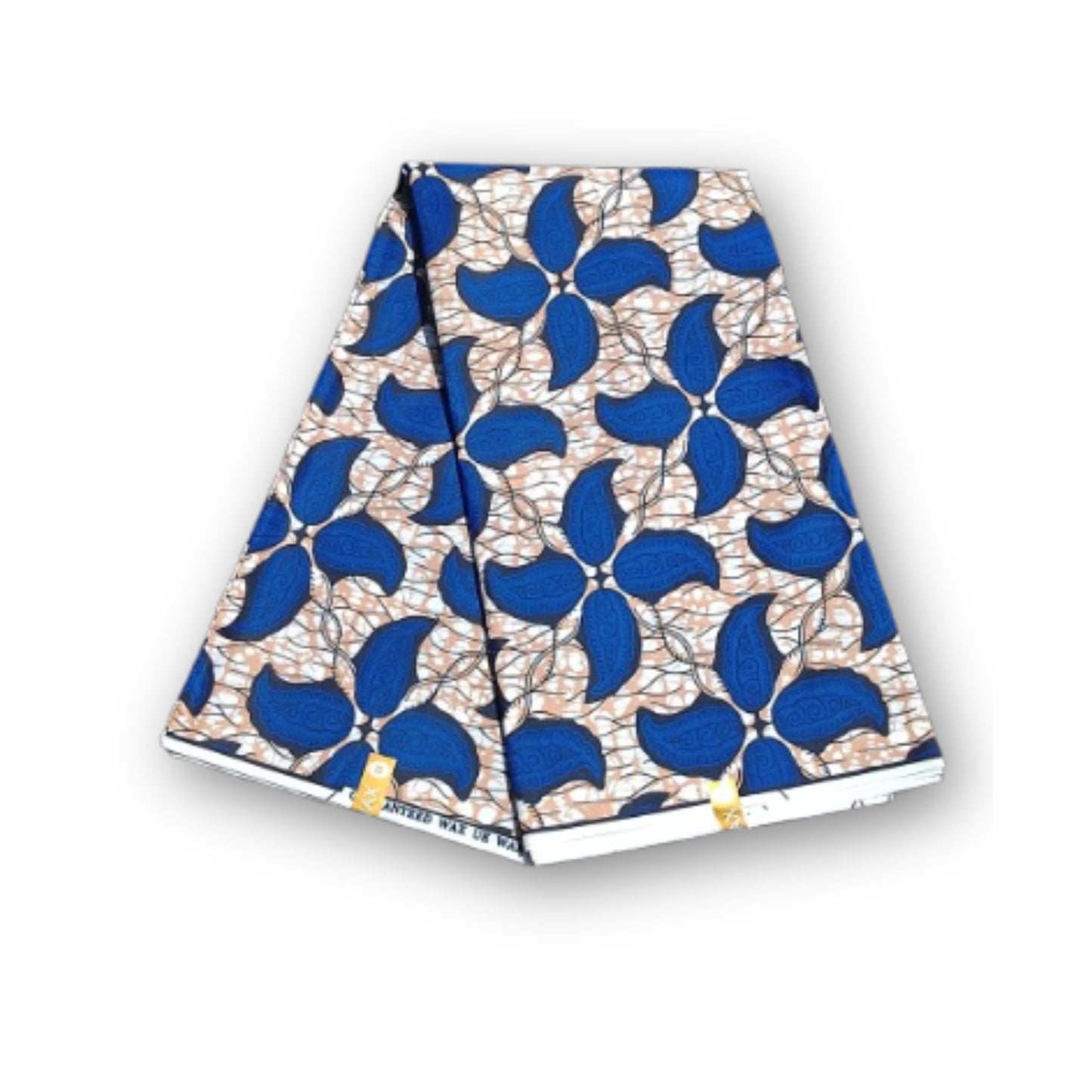 Blue Petal Ankara |Togo Wax Fabric