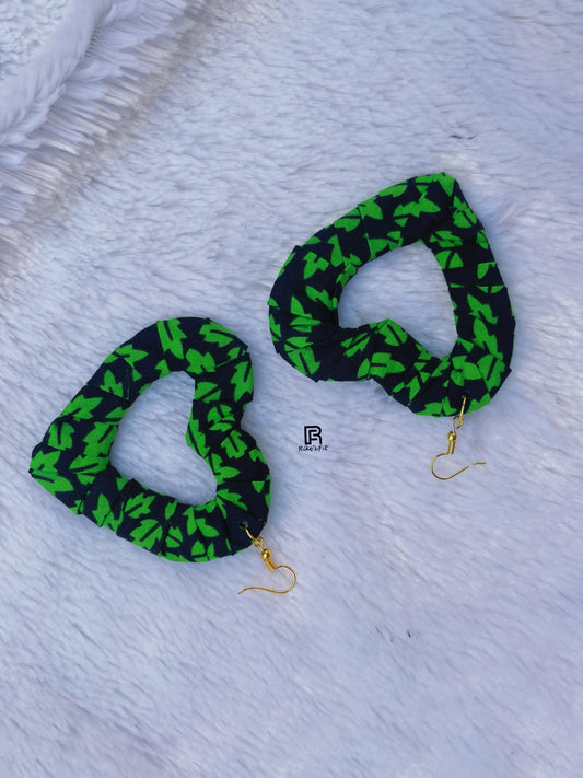 Colorful Ankara Earrings – Handmade African Print Statement Jewelry