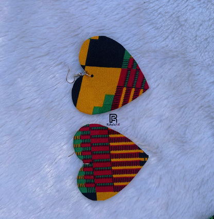 Colorful Ankara Earrings – Handmade African Print Statement Jewelry