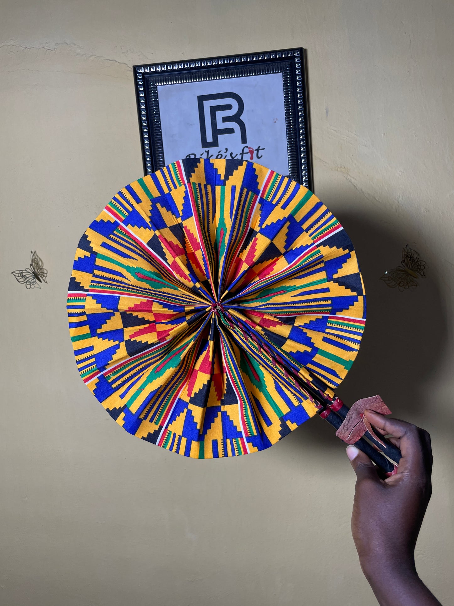 Pepper Dem with Style |  Colorful Ankara Fan