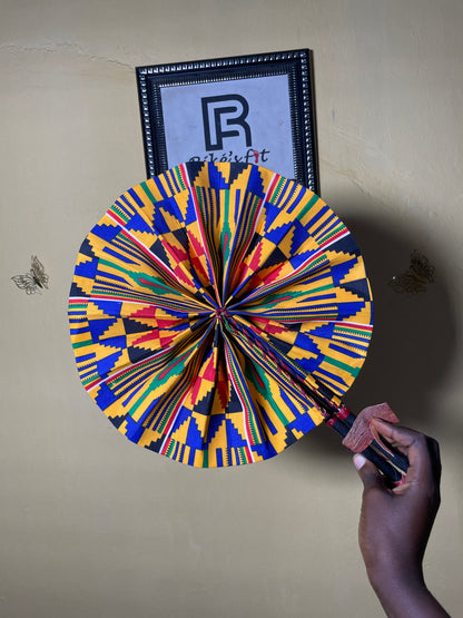 Pepper Dem with Style |  Colorful Ankara Fan