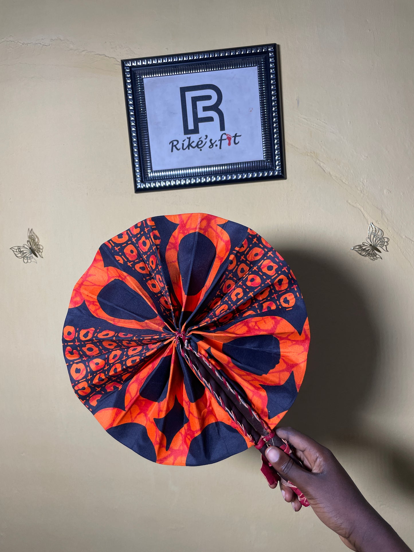 Pepper Dem with Style |  Colorful Ankara Fan