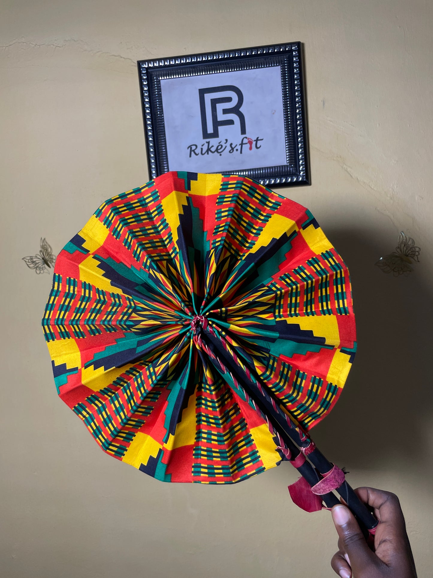 Pepper Dem with Style |  Colorful Ankara Fan