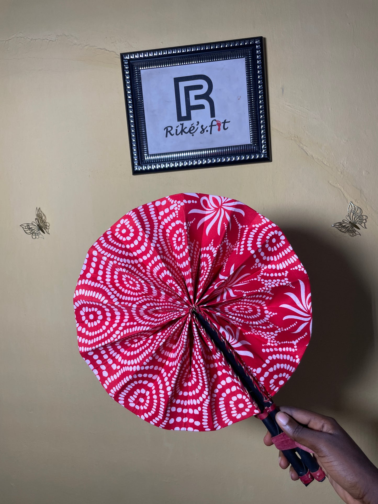 Pepper Dem with Style |  Colorful Ankara Fan