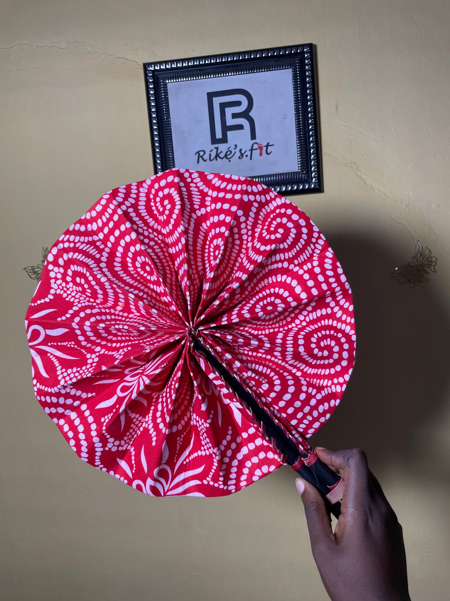 Pepper Dem with Style |  Colorful Ankara Fan