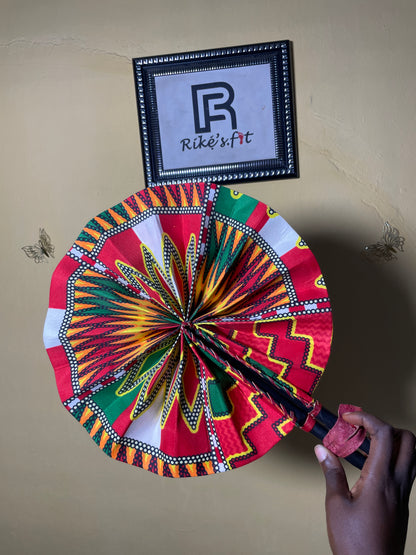 Pepper Dem with Style |  Colorful Ankara Fan