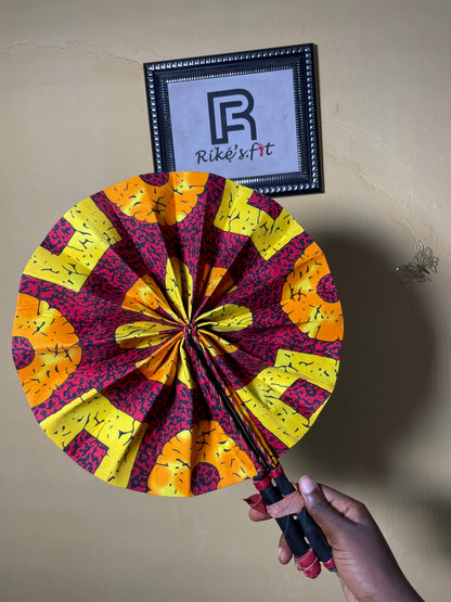 Pepper Dem with Style |  Colorful Ankara Fan