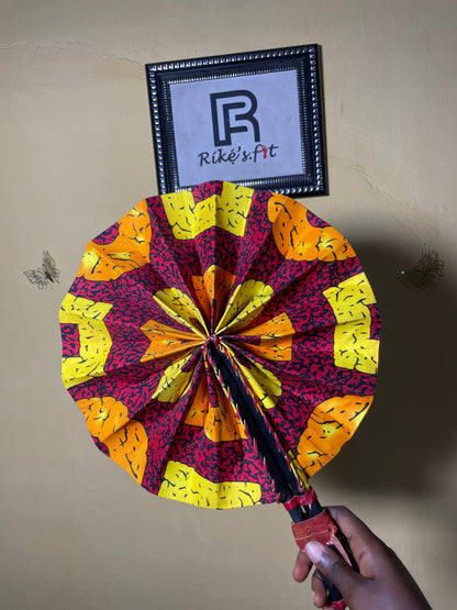 Pepper Dem with Style |  Colorful Ankara Fan