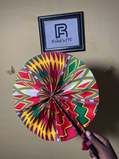 Pepper Dem with Style |  Colorful Ankara Fan