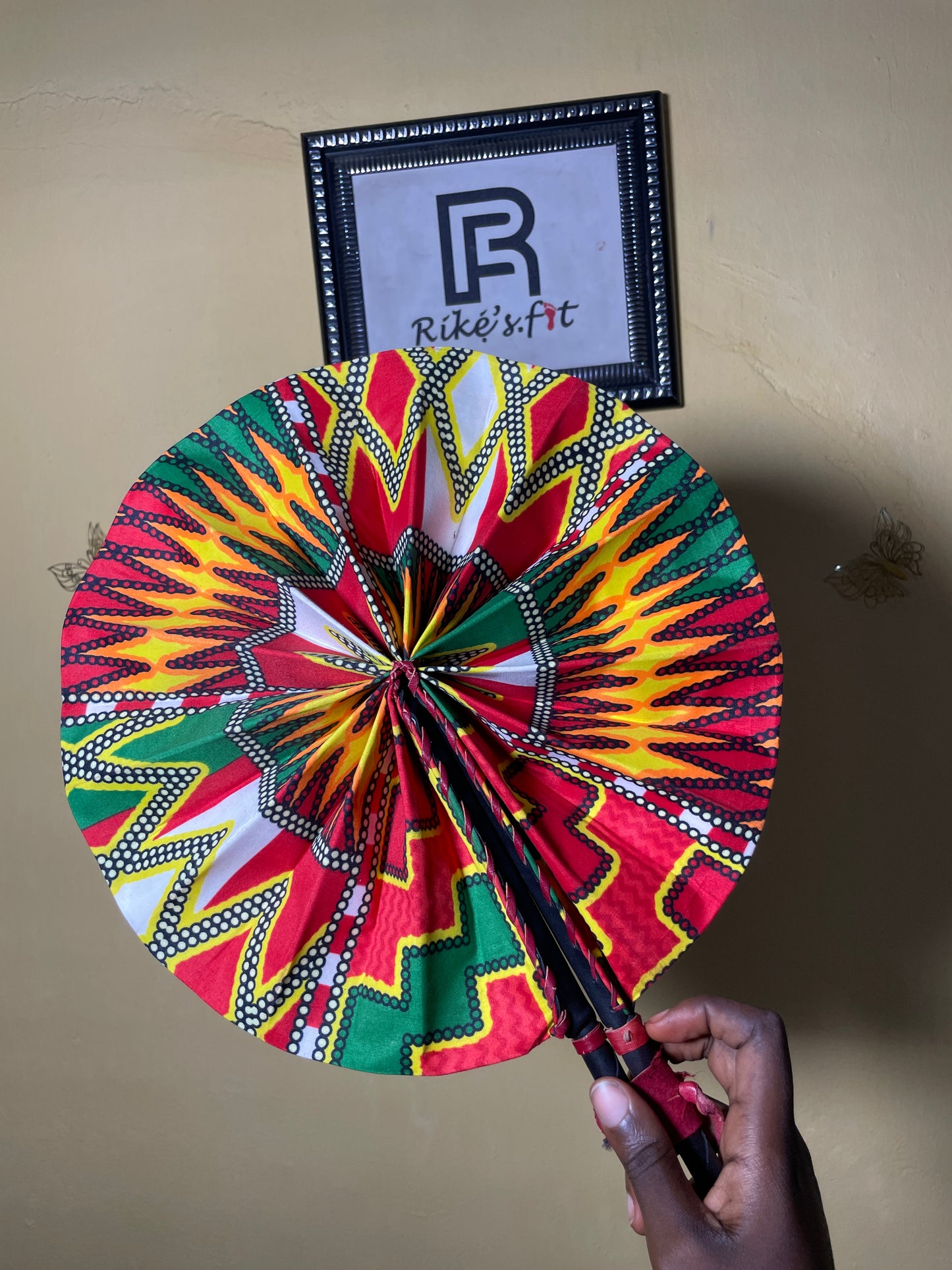 Pepper Dem with Style |  Colorful Ankara Fan