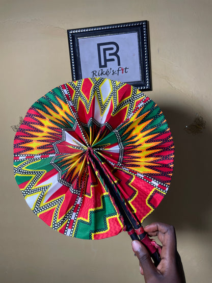 Pepper Dem with Style |  Colorful Ankara Fan