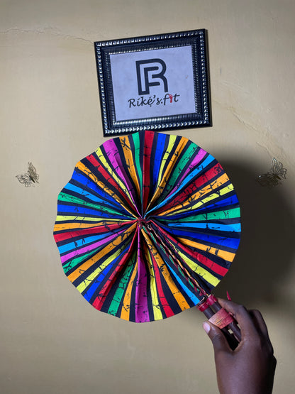 Pepper Dem with Style |  Colorful Ankara Fan