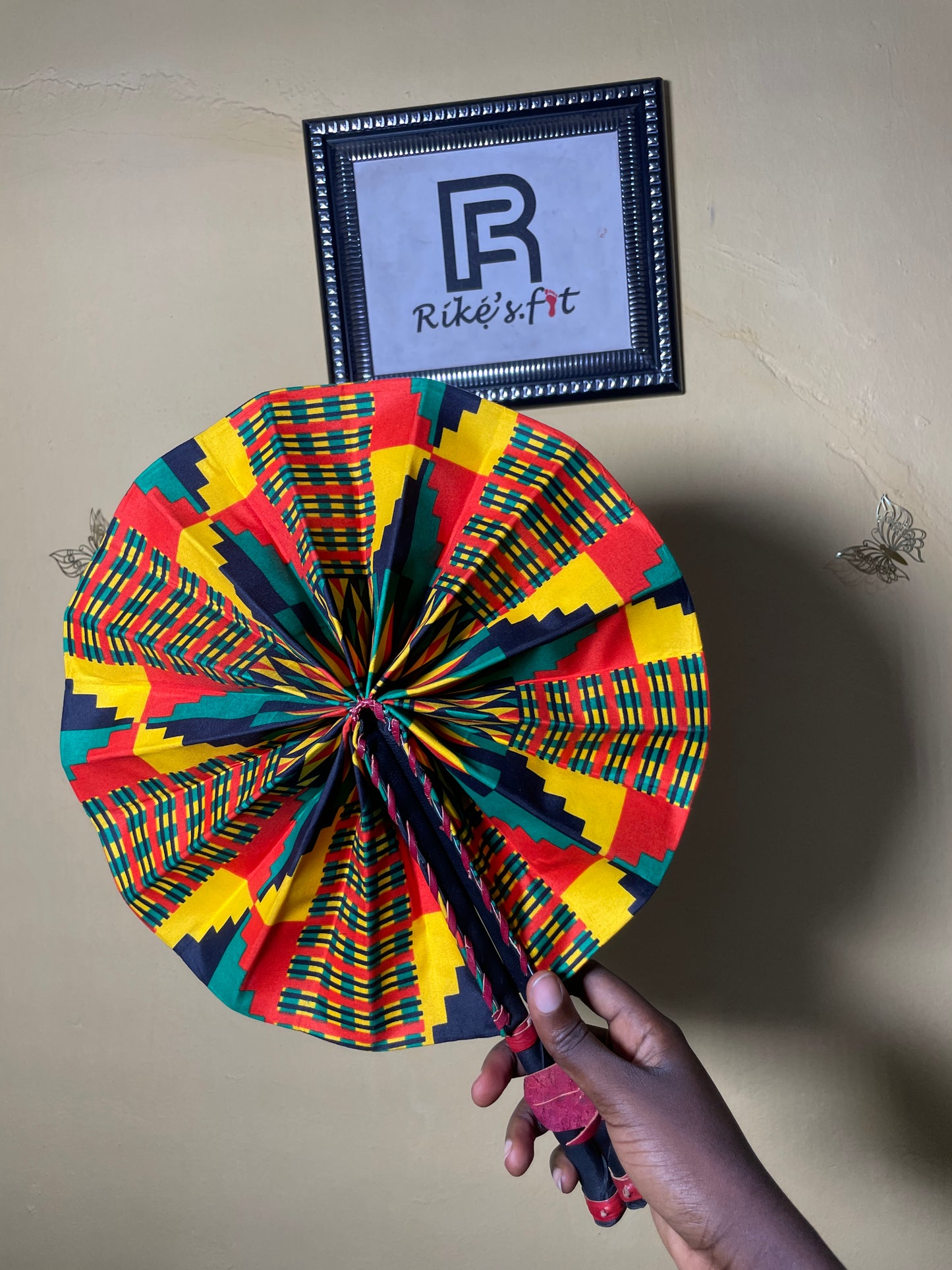 Pepper Dem with Style |  Colorful Ankara Fan