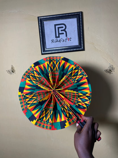 Pepper Dem with Style |  Colorful Ankara Fan