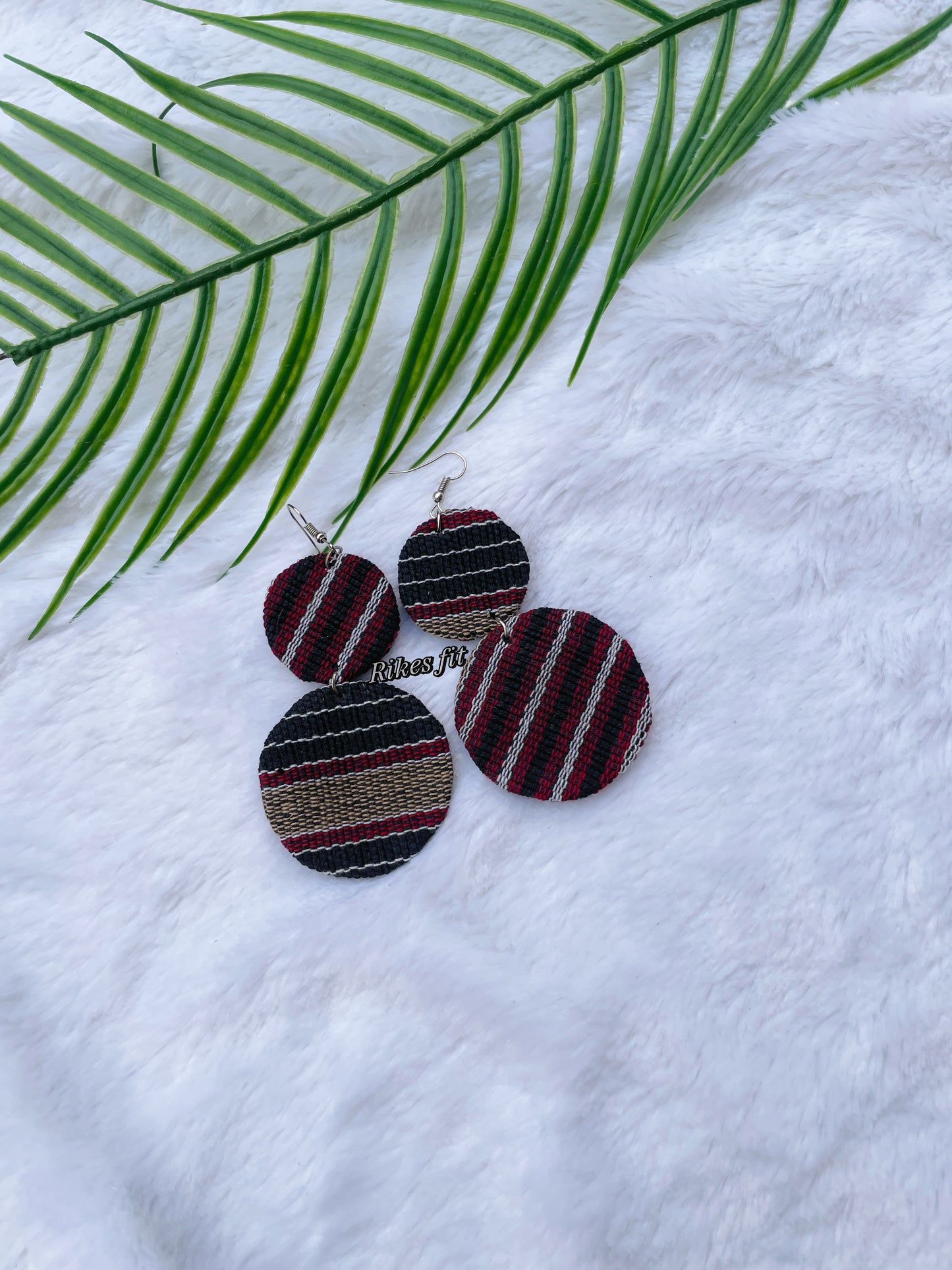 Colorful Ankara Earrings – Handmade African Print Statement Jewelry