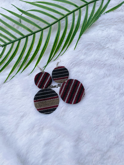 Colorful Ankara Earrings – Handmade African Print Statement Jewelry