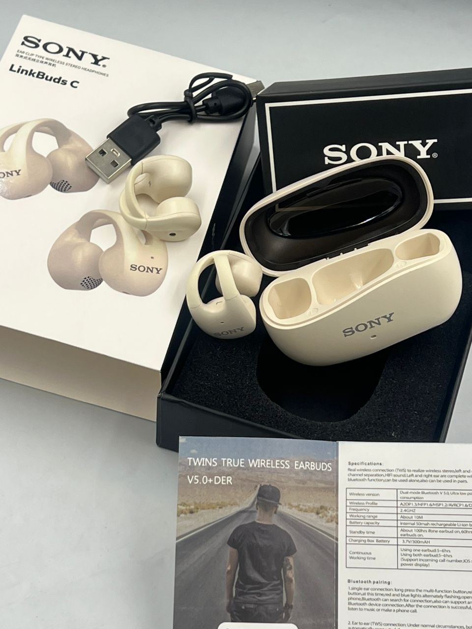 Sony ClipFit Wireless Headphones – Open-Ear Comfort & Secure Fit