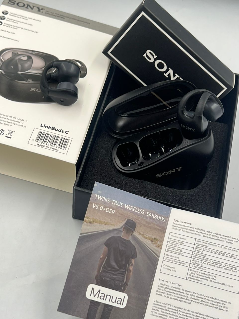 Sony ClipFit Wireless Headphones – Open-Ear Comfort & Secure Fit
