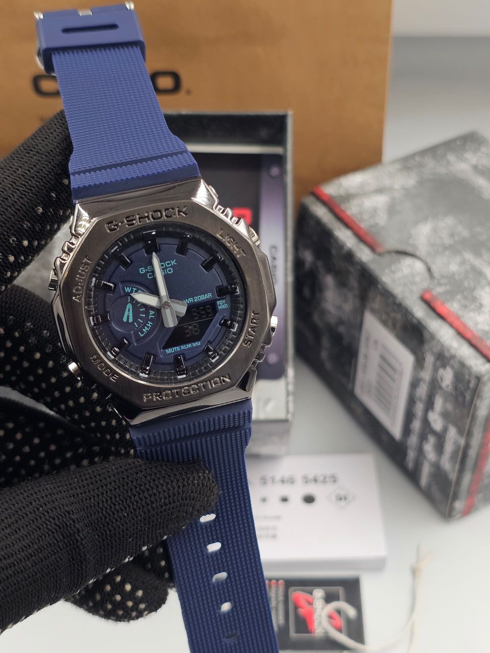 G-Shock Style Sports Watch – Rugged Dual Display Edition