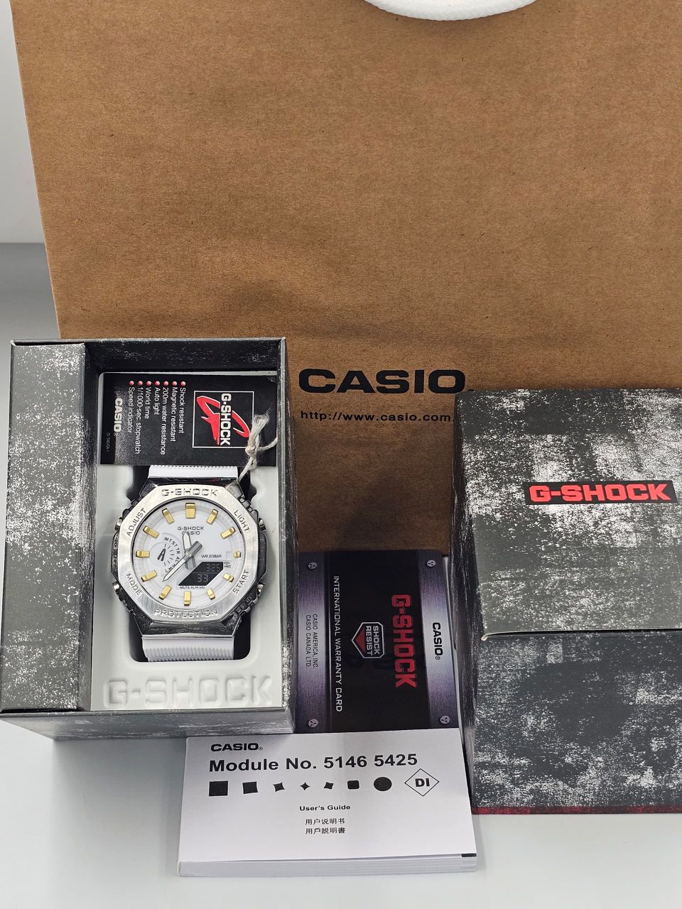 G-Shock Style Sports Watch – Rugged Dual Display Edition