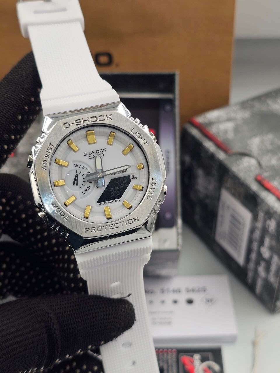 G-Shock Style Sports Watch – Rugged Dual Display Edition