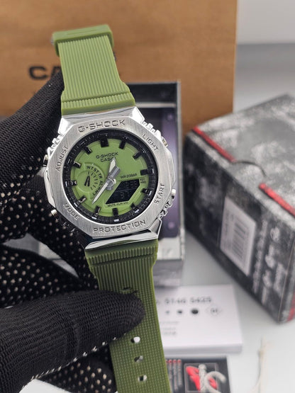 G-Shock Style Sports Watch – Rugged Dual Display Edition
