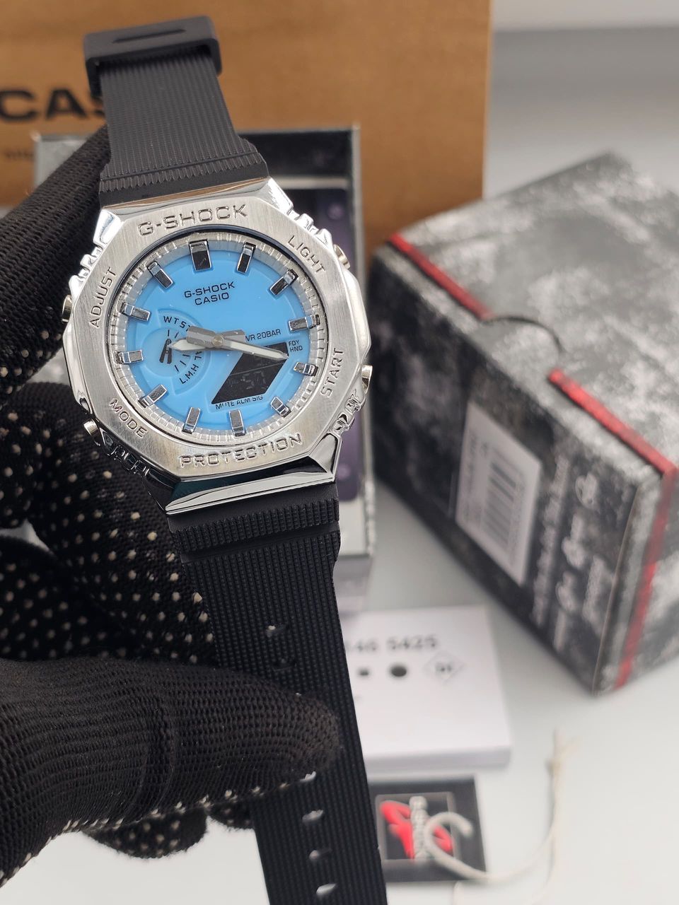 G-Shock Style Sports Watch – Rugged Dual Display Edition
