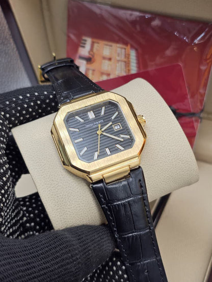Patek Philippe Leather Strap Watch | Luxury Classic Timepiece