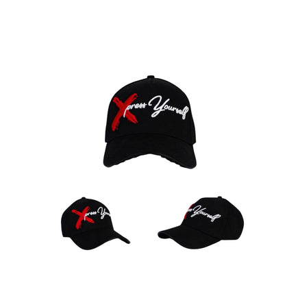 Xpress Yourself Embroidered Black Cap