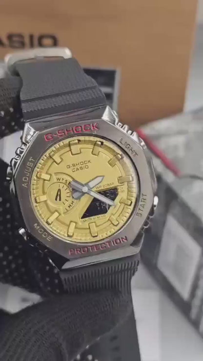 G-Shock Style Sports Watch – Rugged Dual Display Edition